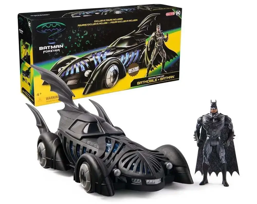 Spin‎ Master Batman Forever Batmobile and 4-inch Batman Action Figure Set Target